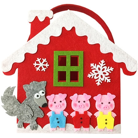 Новогодний подарок Три поросенка